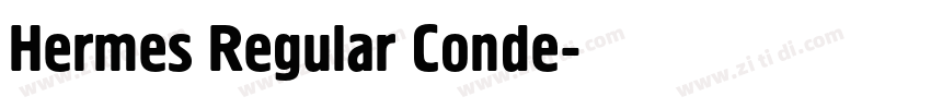 Hermes Regular Conde字体转换